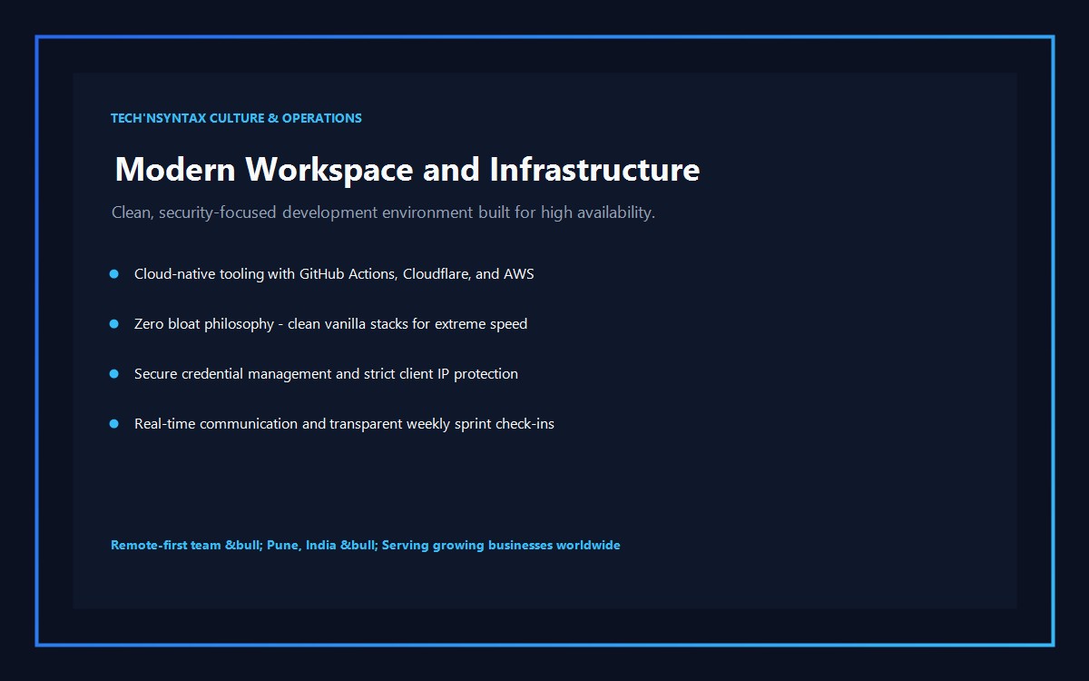 Tech'nSyntax workspace