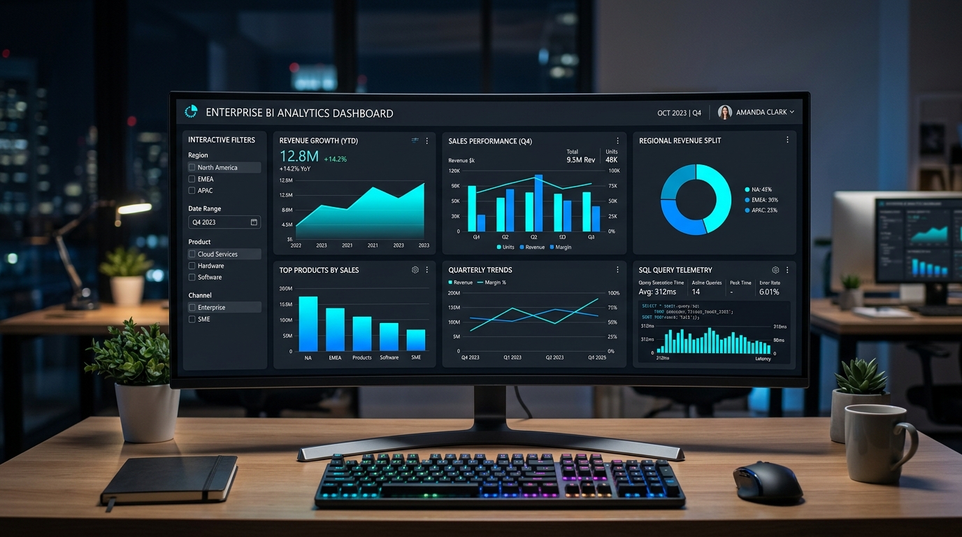Analytics dashboard project thumbnail